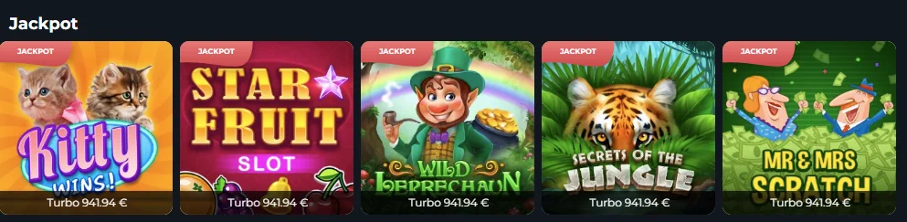 ScratchMania jackpot